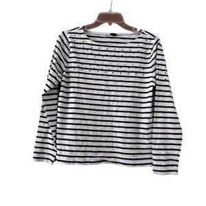J. Crew Woman’s Small Striped Pullover Top